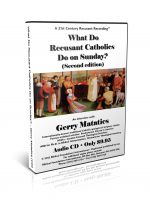 What Do Recusant Catholics Do On Sunday? (single CD)